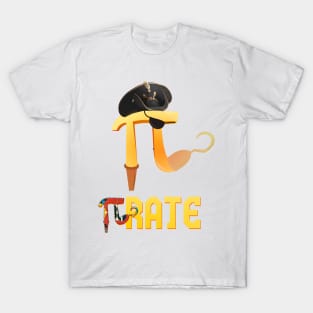 PIrate Pi funny Pirate Pi Math Pi Pun T-Shirt